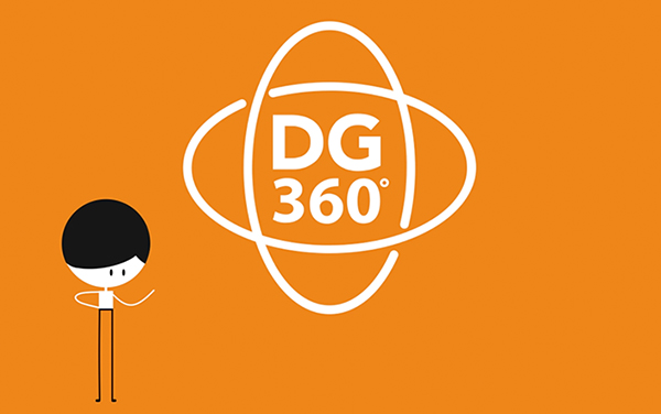 De logo van 360 compliance met daarnaast een mannelijke avatar.
