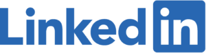 linkedin logo blauw op witte achtergrond