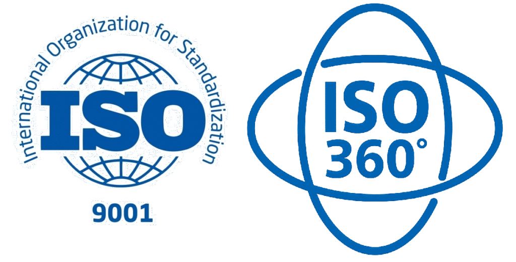 ISO 360 Interne Audit ISO 9001 logo blauw 